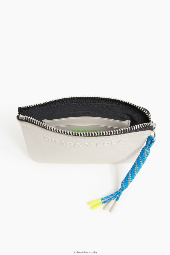 Accessories 4062VZ994 White Bimba Y Lola Leather Coin Purse