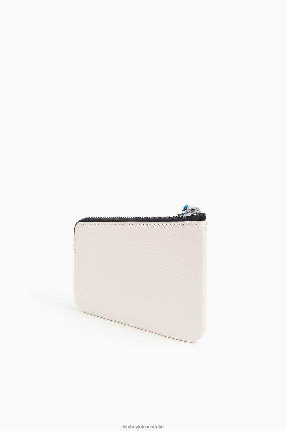 Accessories 4062VZ994 White Bimba Y Lola Leather Coin Purse