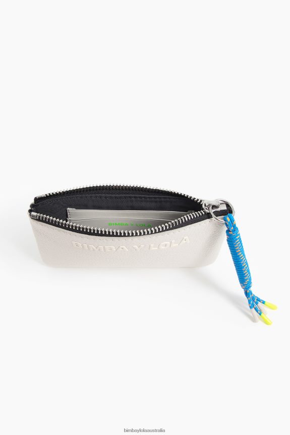 Accessories 4062VZ995 White Bimba Y Lola Leather Coin Purse
