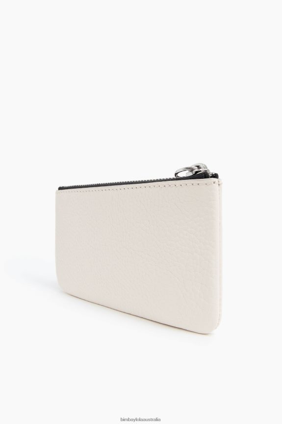 Accessories 4062VZ995 White Bimba Y Lola Leather Coin Purse