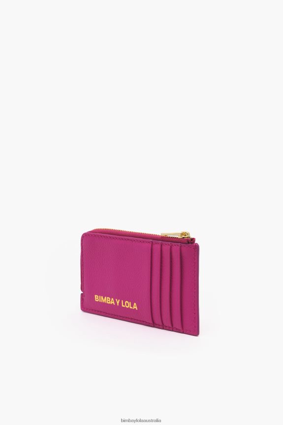 Accessories 4062VZ996 Fuchsia Bimba Y Lola Leather Rectangular Coin Purse