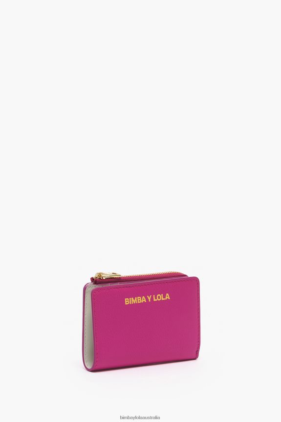 Accessories 4062VZ999 Fuchsia Bimba Y Lola Leather Rectangular Purse