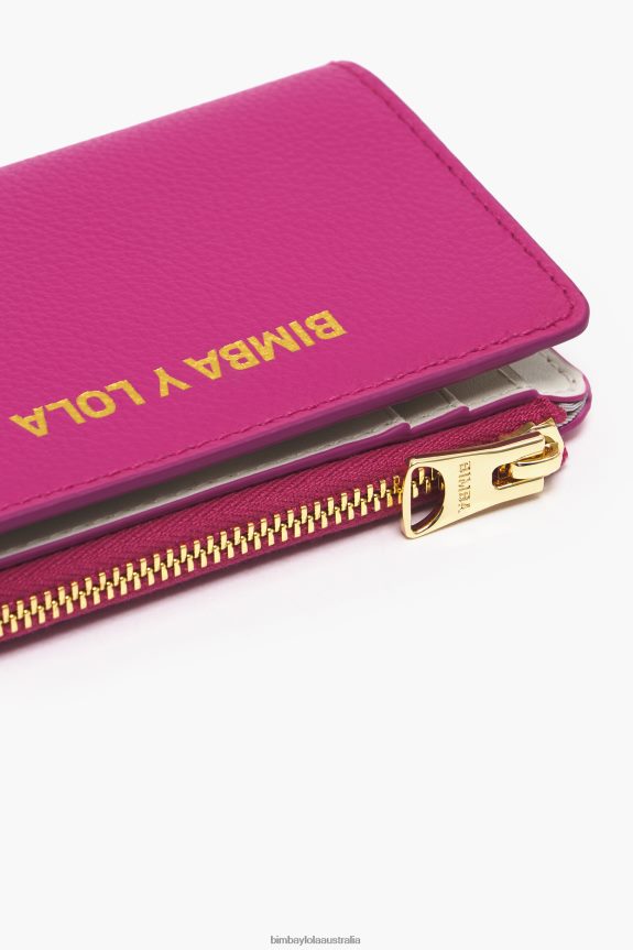 Accessories 4062VZ999 Fuchsia Bimba Y Lola Leather Rectangular Purse