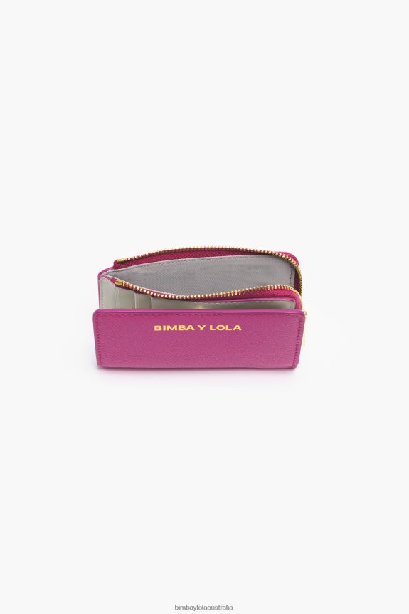 Accessories 4062VZ999 Fuchsia Bimba Y Lola Leather Rectangular Purse