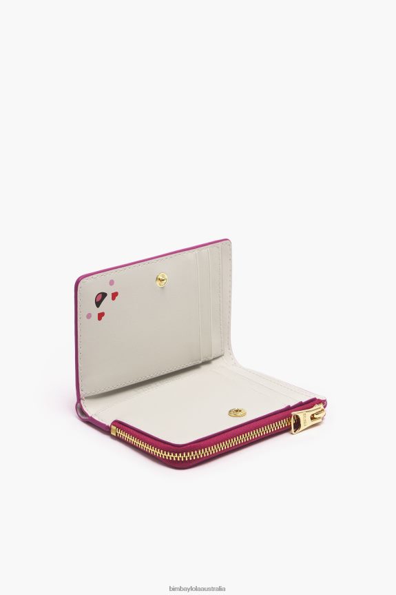 Accessories 4062VZ999 Fuchsia Bimba Y Lola Leather Rectangular Purse