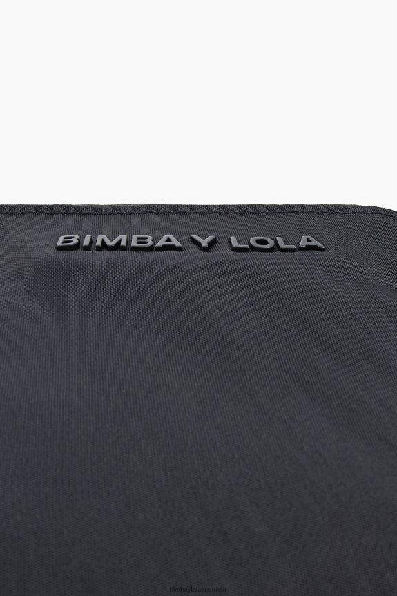 Accessories 4062VZ1131 Black Bimba Y Lola Nylon Curved Coin Purse