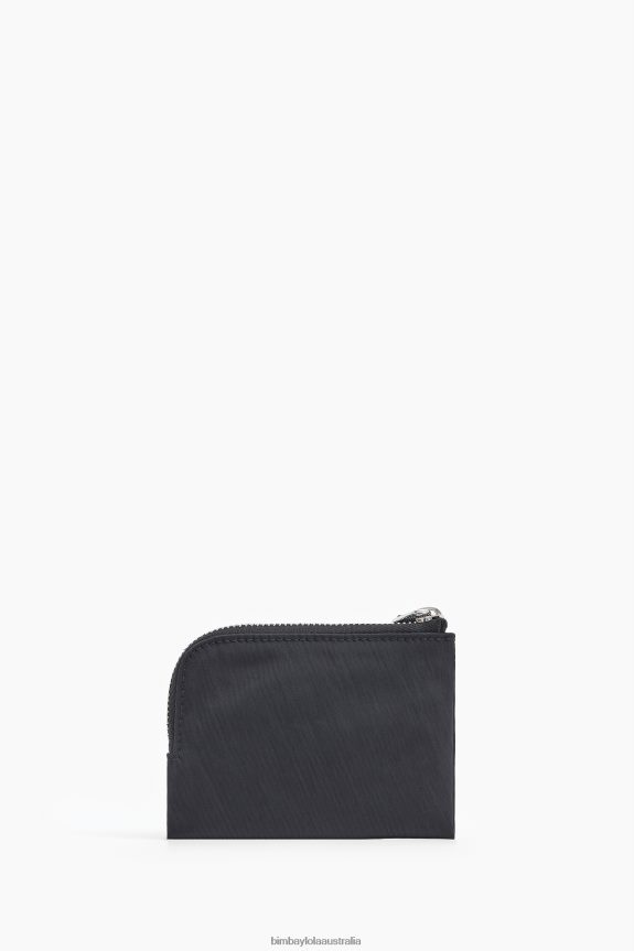 Accessories 4062VZ1131 Black Bimba Y Lola Nylon Curved Coin Purse
