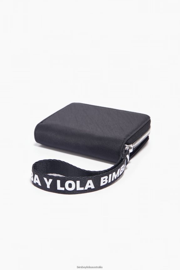 Accessories 4062VZ1132 Black Bimba Y Lola Nylon Flap Purse
