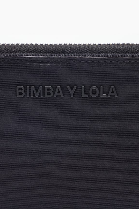 Accessories 4062VZ1132 Black Bimba Y Lola Nylon Flap Purse