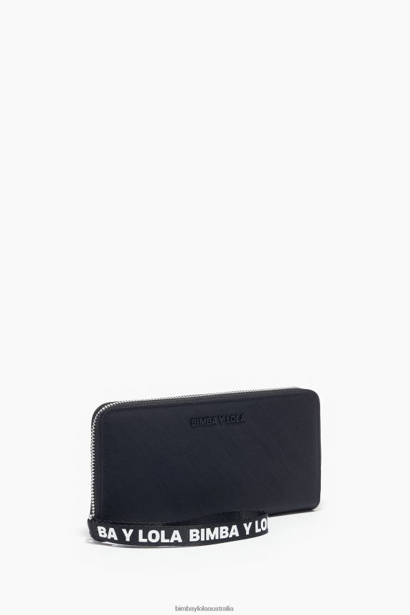 Accessories 4062VZ1133 Black Bimba Y Lola Nylon Book Wallet