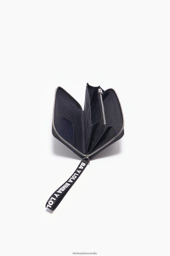 Accessories 4062VZ1133 Black Bimba Y Lola Nylon Book Wallet