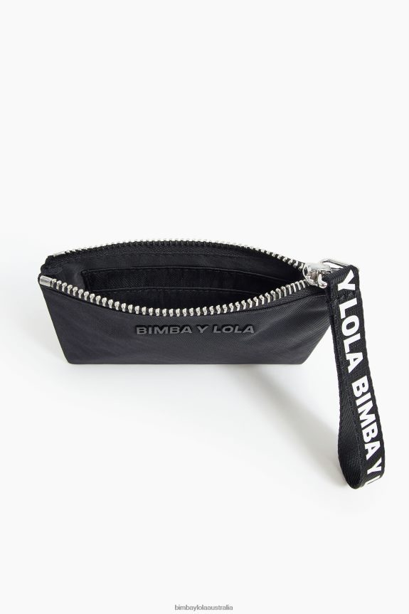 Accessories 4062VZ1136 Black Bimba Y Lola Rectangular Coin Purse