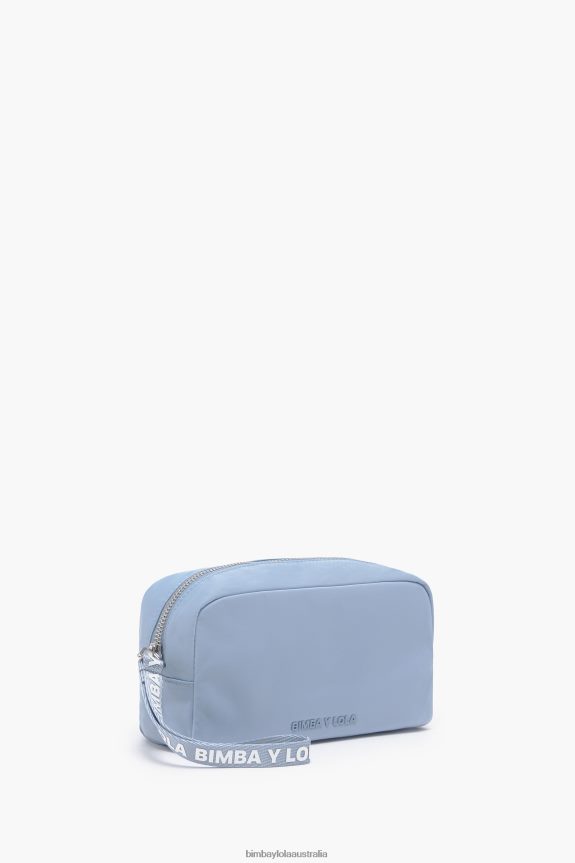 Accessories 4062VZ1090 Blue Bimba Y Lola Nylon Rectangular Make-Up Case