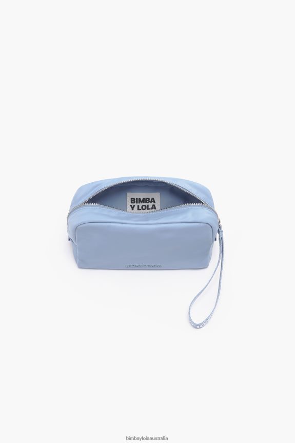 Accessories 4062VZ1090 Blue Bimba Y Lola Nylon Rectangular Make-Up Case