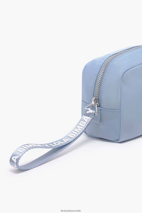 Accessories 4062VZ1090 Blue Bimba Y Lola Nylon Rectangular Make-Up Case