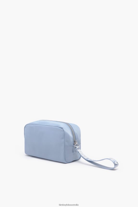 Accessories 4062VZ1090 Blue Bimba Y Lola Nylon Rectangular Make-Up Case