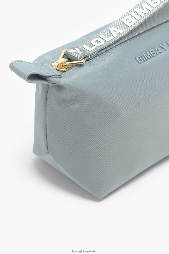 Accessories 4062VZ1091 Aquamarine Bimba Y Lola Nylon Trapezium Make-Up Case