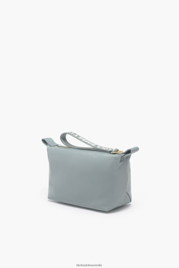 Accessories 4062VZ1091 Aquamarine Bimba Y Lola Nylon Trapezium Make-Up Case