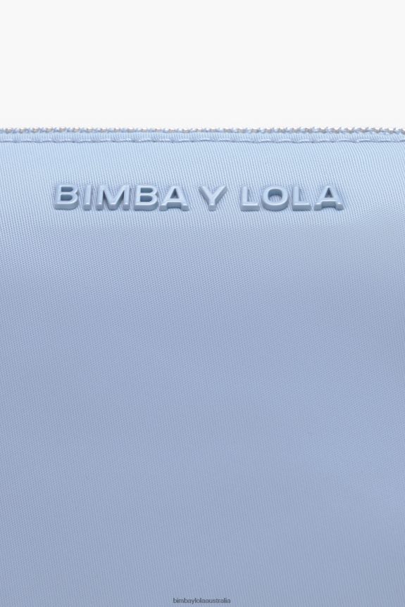Accessories 4062VZ1092 Blue Bimba Y Lola Nylon Trapezium Make-Up Case