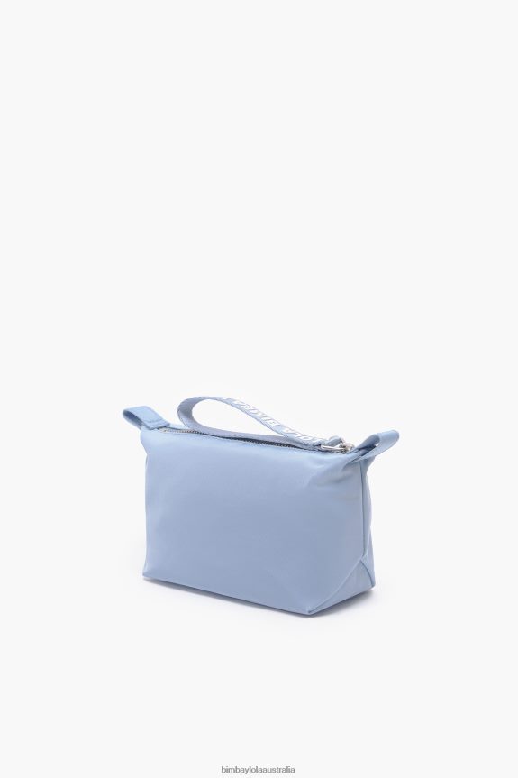 Accessories 4062VZ1092 Blue Bimba Y Lola Nylon Trapezium Make-Up Case