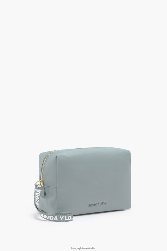 Accessories 4062VZ1094 Aquamarine Bimba Y Lola Nylon Rectangular Make-Up Case