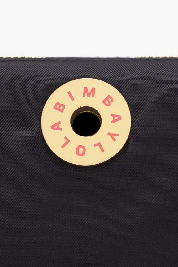 Accessories 4062VZ1098 Black Bimba Y Lola Nylon Trapezium Make-Up Case