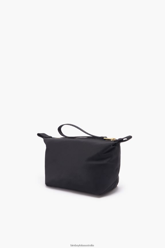 Accessories 4062VZ1098 Black Bimba Y Lola Nylon Trapezium Make-Up Case