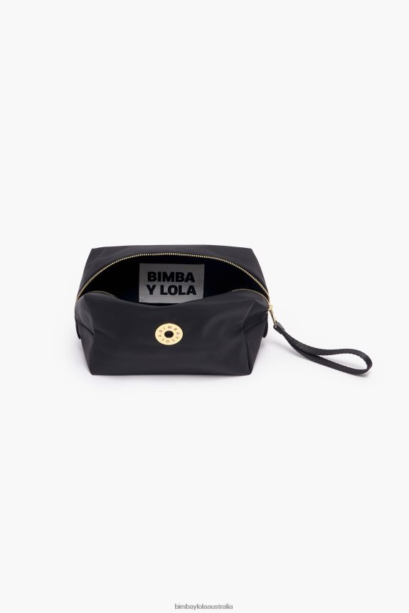 Accessories 4062VZ1099 Black Bimba Y Lola Nylon Rectangular Make-Up Case