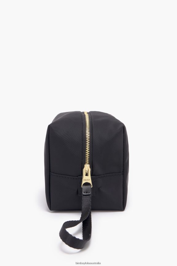 Accessories 4062VZ1099 Black Bimba Y Lola Nylon Rectangular Make-Up Case