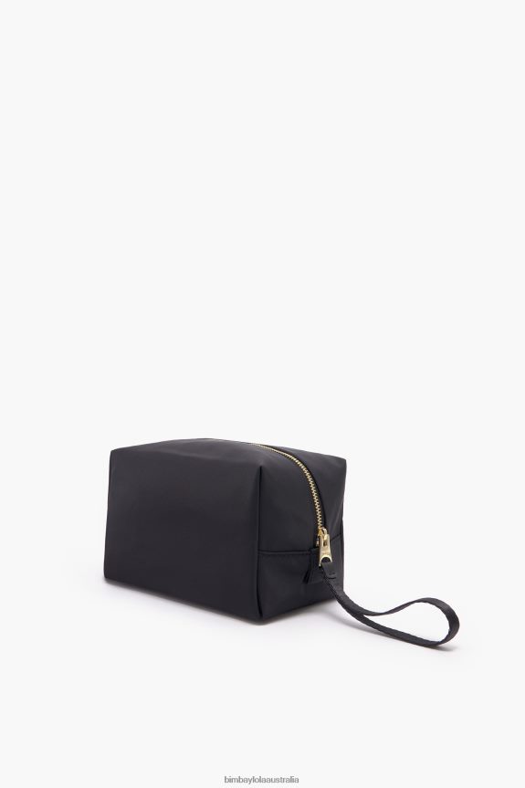 Accessories 4062VZ1099 Black Bimba Y Lola Nylon Rectangular Make-Up Case