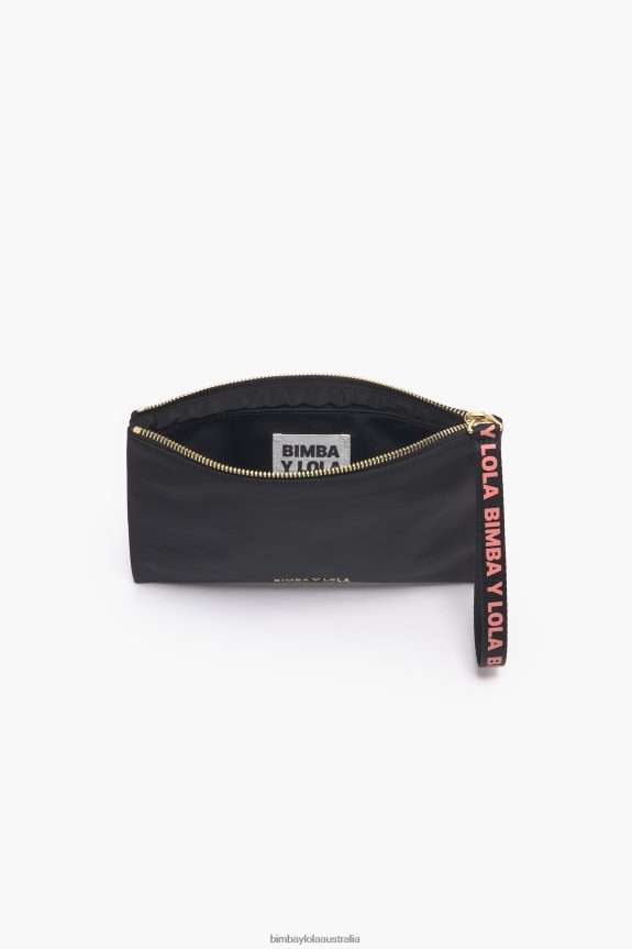 Accessories 4062VZ1101 Black Bimba Y Lola Medium Rectangular Nylon Make-Up Case
