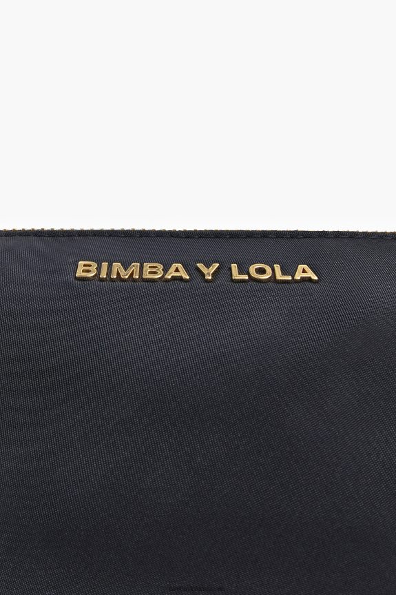 Accessories 4062VZ1102 Black Bimba Y Lola Nylon Trapezium Make-Up Case