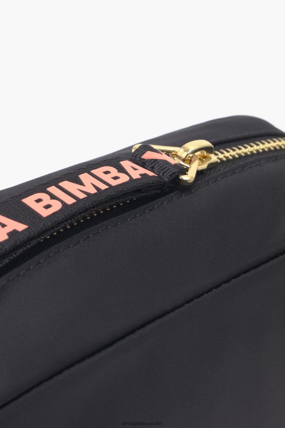 Accessories 4062VZ1104 Black Bimba Y Lola Nylon Rectangular Make-Up Case