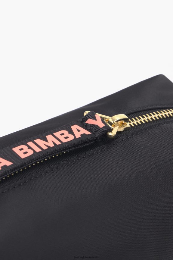 Accessories 4062VZ1105 Black Bimba Y Lola Nylon Rectangular Make-Up Case
