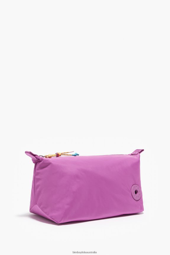 Accessories 4062VZ1106 Pink Bimba Y Lola Nylon Trapezium Make-Up Case