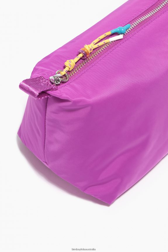 Accessories 4062VZ1106 Pink Bimba Y Lola Nylon Trapezium Make-Up Case