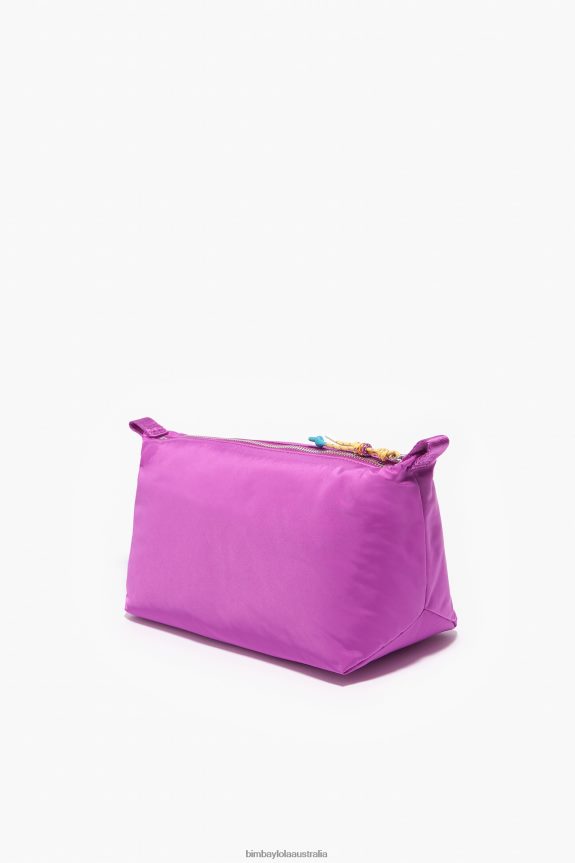 Accessories 4062VZ1106 Pink Bimba Y Lola Nylon Trapezium Make-Up Case