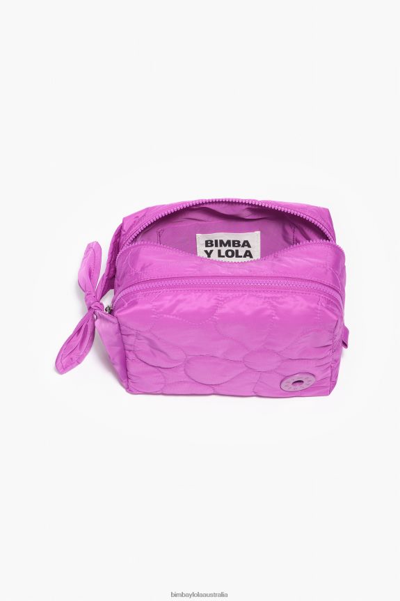 Accessories 4062VZ1107 Pink Bimba Y Lola Nylon Rectangular Make-Up Case