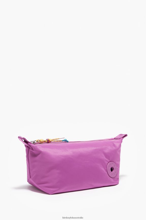 Accessories 4062VZ1109 Pink Bimba Y Lola Nylon Trapezium Make-Up Case