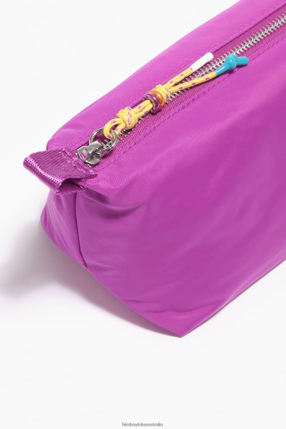 Accessories 4062VZ1109 Pink Bimba Y Lola Nylon Trapezium Make-Up Case
