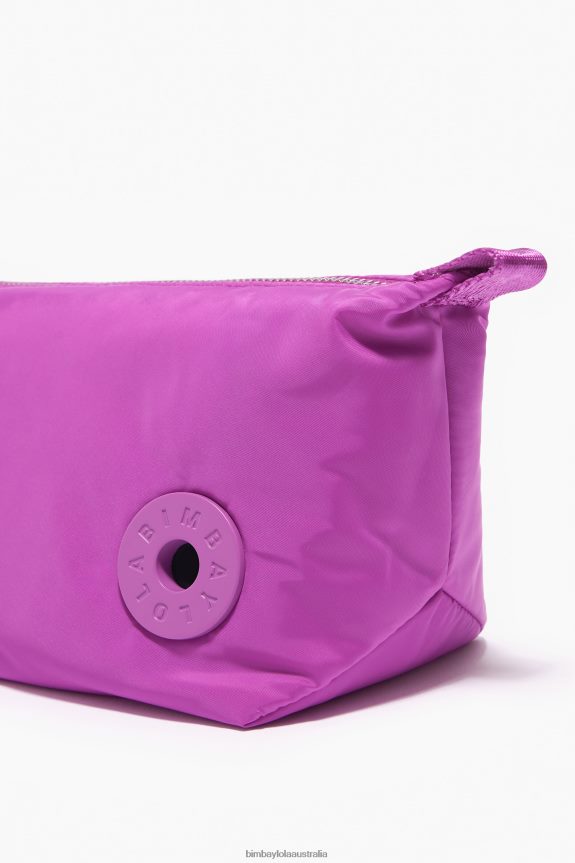 Accessories 4062VZ1109 Pink Bimba Y Lola Nylon Trapezium Make-Up Case