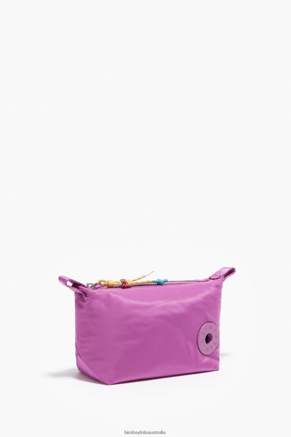 Accessories 4062VZ1111 Pink Bimba Y Lola Nylon Trapezium Make-Up Case