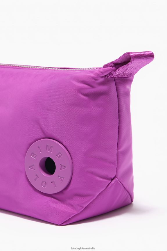 Accessories 4062VZ1111 Pink Bimba Y Lola Nylon Trapezium Make-Up Case