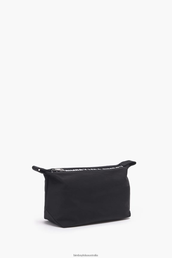 Accessories 4062VZ1113 Black Bimba Y Lola Nylon Trapezium Make-Up Case