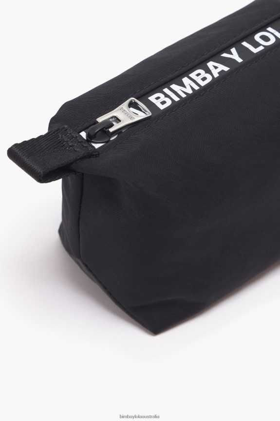 Accessories 4062VZ1113 Black Bimba Y Lola Nylon Trapezium Make-Up Case