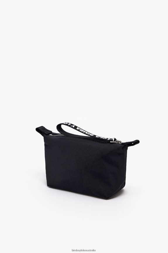 Accessories 4062VZ1114 Black Bimba Y Lola Nylon Trapezium Make-Up Case