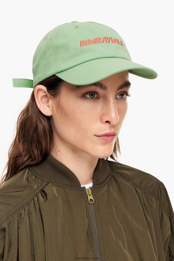Accessories 4062VZ859 Green Bimba Y Lola Cotton Cap