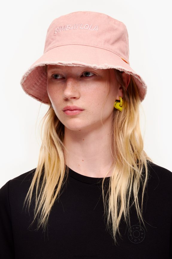 Accessories 4062VZ860 Pink Bimba Y Lola Washed Bucket Hat