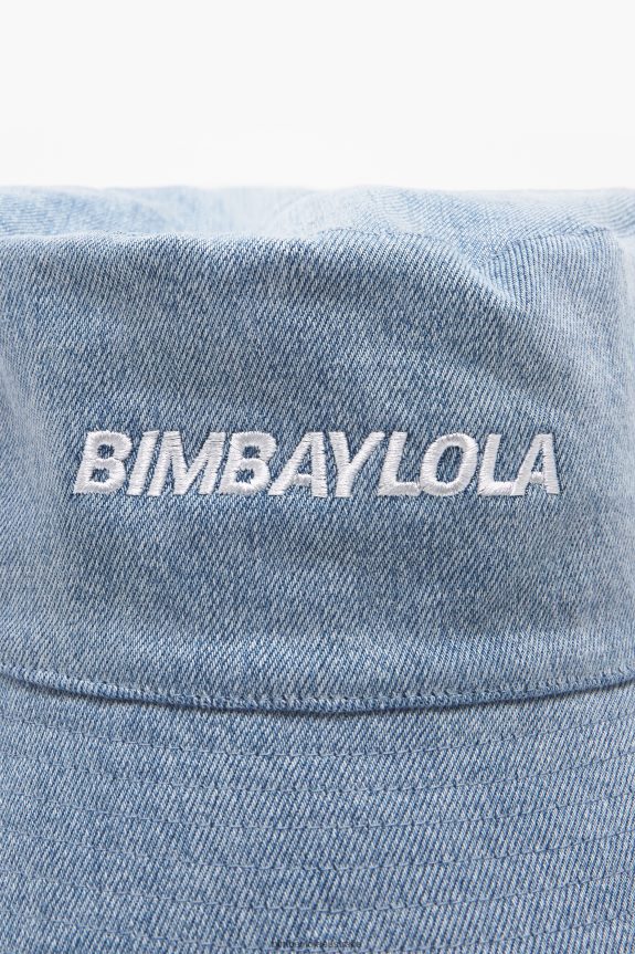 Accessories 4062VZ868 Denim Bimba Y Lola Bucket Hat With Logo