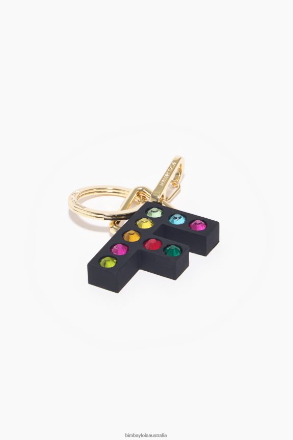 Accessories 4062VZ1176 F Bimba Y Lola Letter Silicone Key Ring